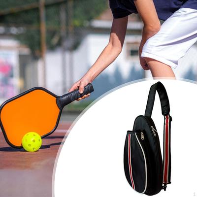 Pickleball Bag Large Multipurpose Waterproof Racquet Carrying Black