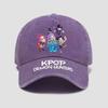 Demon Hunter Girls' Printed Baseball Cap, Retro Baseball Cap, Casual Cotton Sports Washed Cap