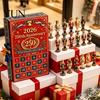 Christmas Party Favors 2026 Nutcracker Advent Calendar, 24-Day Retro Soldier Figure Countdown Set, 2D Interactive Holiday Toy Flat Acrylic Tree
