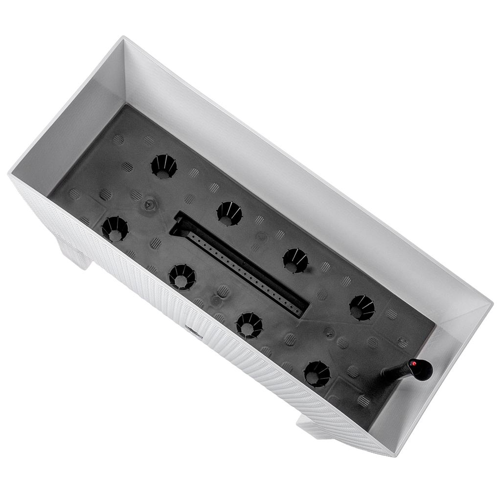 KADAX Květináč Truhlík 60cm Vložka Na Nožičkách Bílý