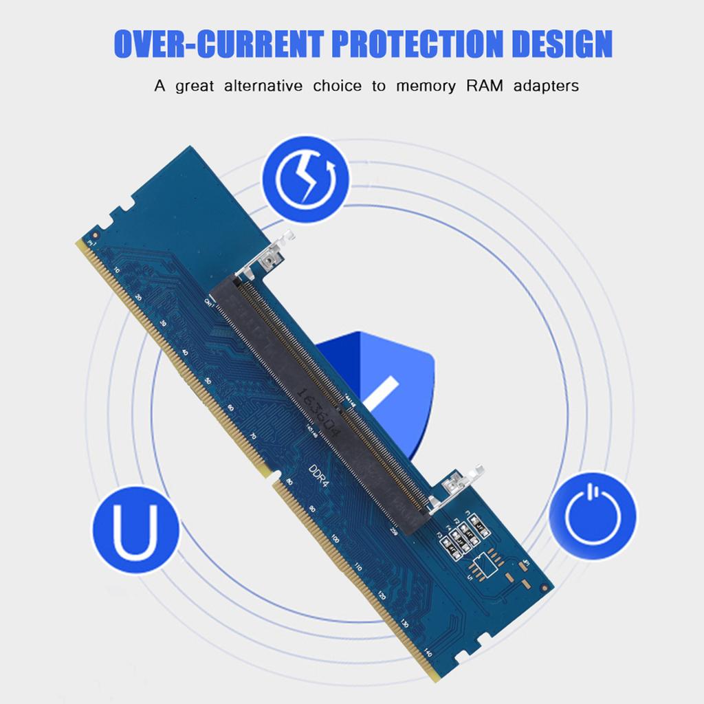 Professional Laptop DDR4 SODIMM To Desktop DIMM Memory  Connector Cards Converter Adapter  Connector Adapter