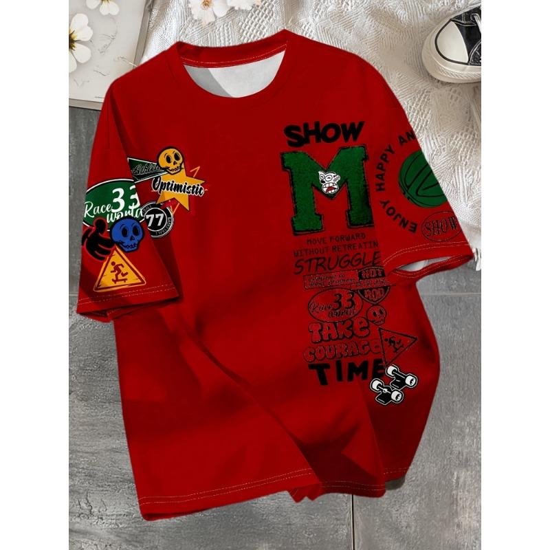 

3D adult T-shirt short-sleeved shirt S