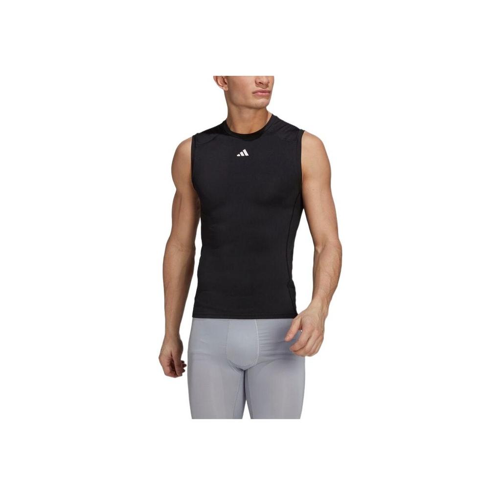adidas Techfit Training Sleeveless Tee Black Men Streetwear HK2338
