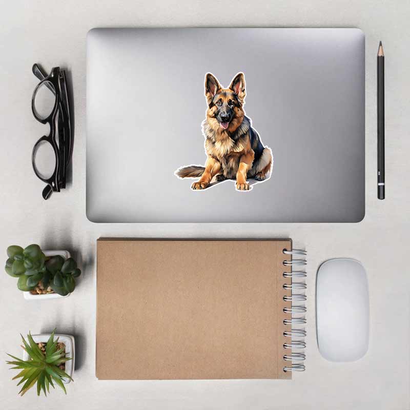 Alman Kurdu Araba Çıkartmaları Su Geçirmez Vinil Çıkartmalar Oto Gövde Cam Tampon Dekor Motosiklet Kask Çıkartmaları TM222