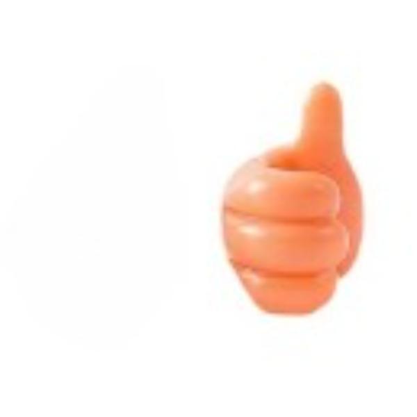 

Резиновый держатель в форме руки, кабель для очков, шнур питания, линия зарядки, самоклеящийся мини-крючок, органайзер для хранения автомобилей, украшения для гаджетов оранжевый