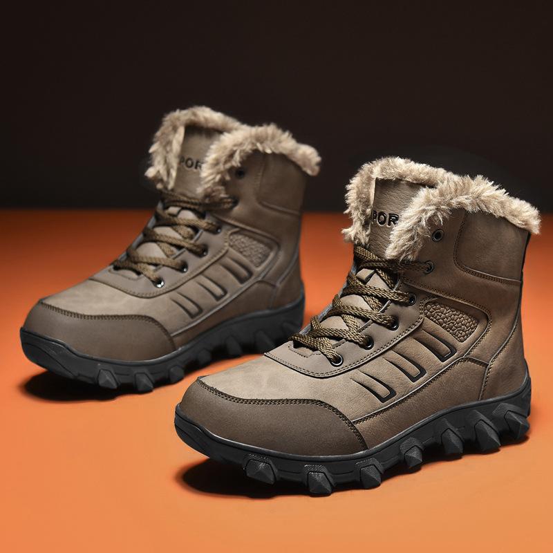 Boots for Men High Quality Durable Cold Resistance Cotton Shoes Keeping Warm Large Size 47 48 Non-slip Rain Snow Snow Boots