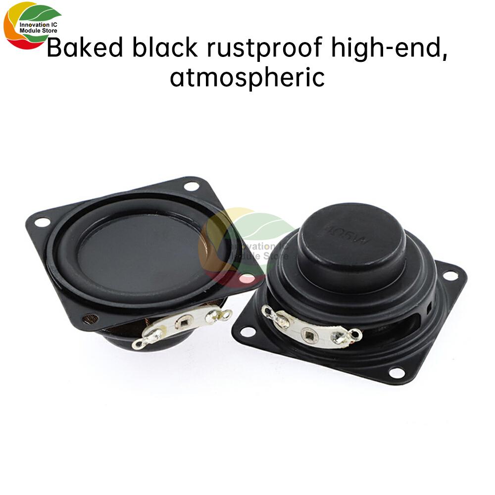 2pcs/lot 40mm Internal Magnetic Speaker Full Frequency Speaker 16 Core 4 Euro 5W Square Bluetooth Speaker