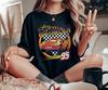 Pixar Cars Lightning McQueen Vintage Race Graphic TShirt