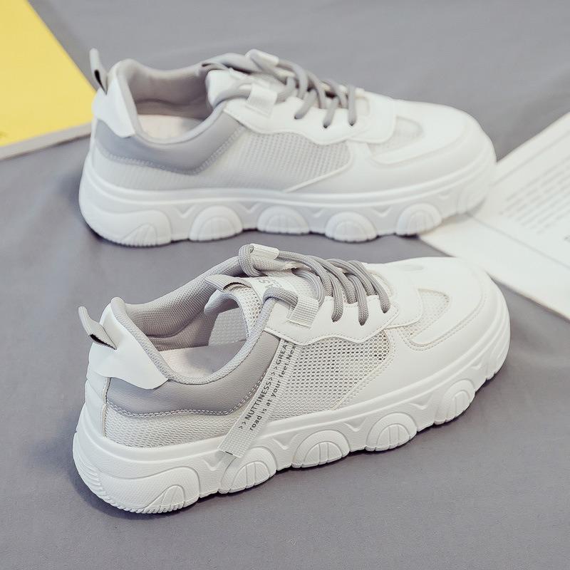 Mesh breathable little white shoes women's summer new sports and leisure board shoes student tide