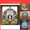 Vintage Acrylic Mother's Day Car Pendant Decorative Charm For Stylish Interiors
