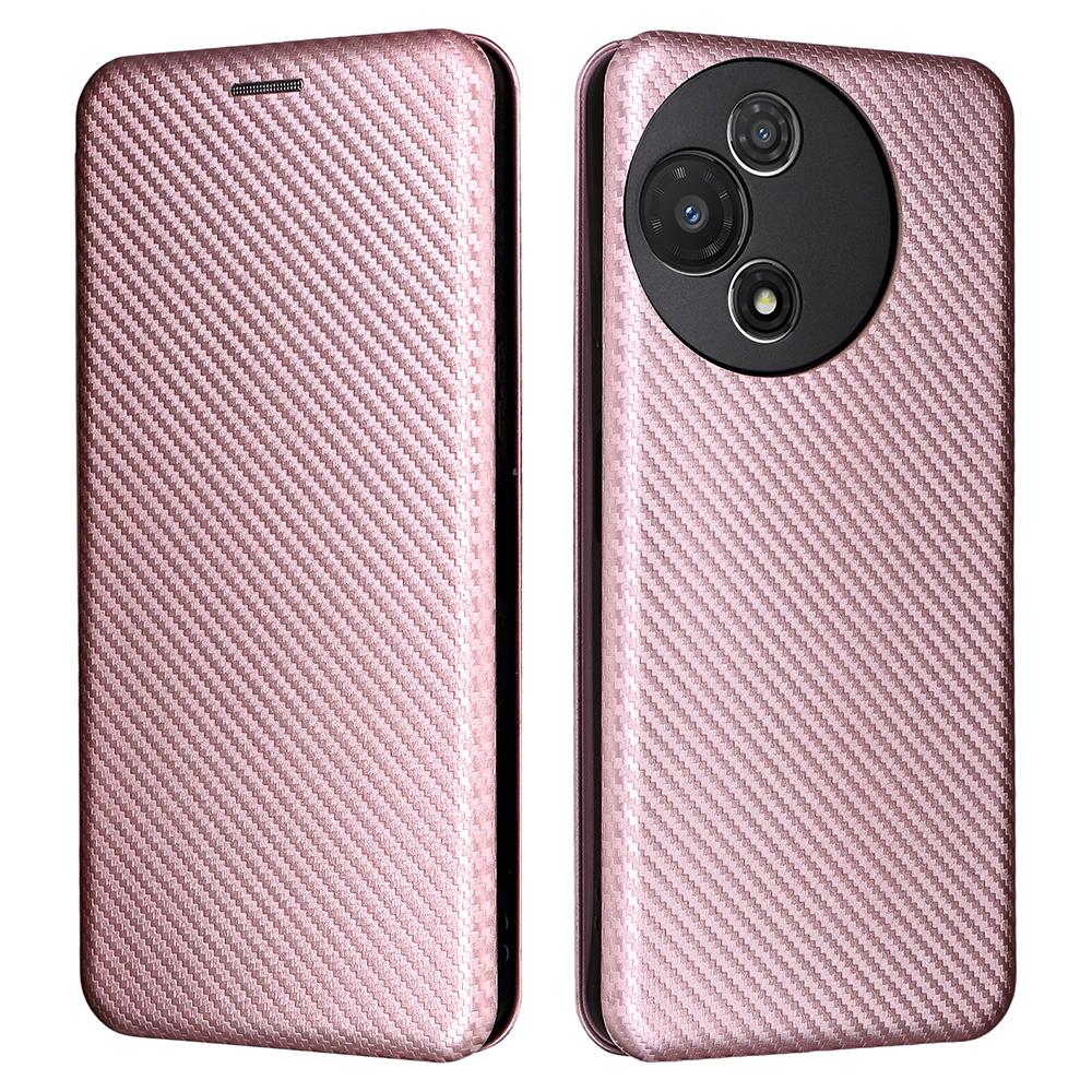 For TCL 60R 5G/60 5G Case Carbon Fiber Texture Drop-Proof PU Leather Phone Cover