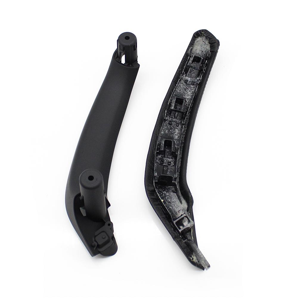 LHD RHD Interior Passenger Door Pull Handle Leather Cover With Inside Handle Assembly For BMW X3 X4 F25 F26