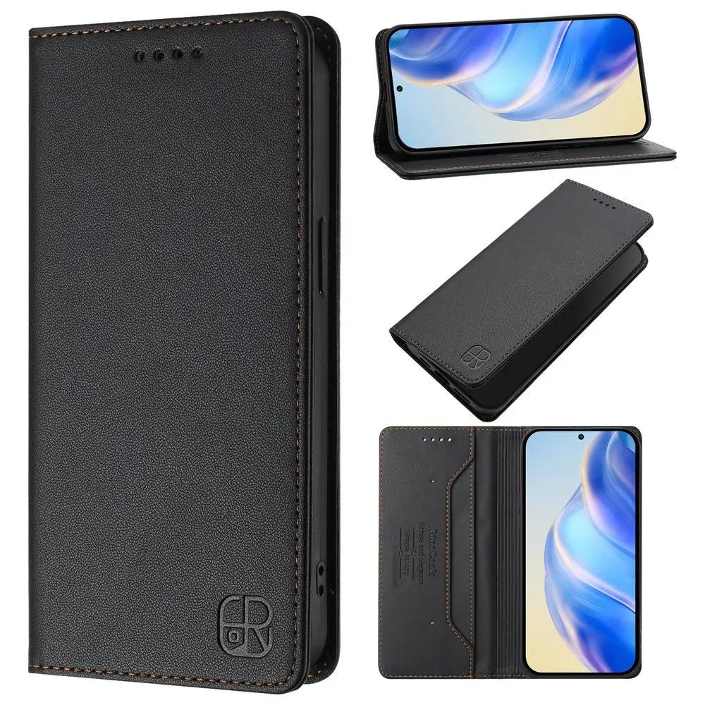 Wallet With Card Slot Kickstand Magnetic Flip Leather Case For XiaoMi 15 Ultra 14 Pro 14T 13 Lite 13T 12 12T 12S 5G