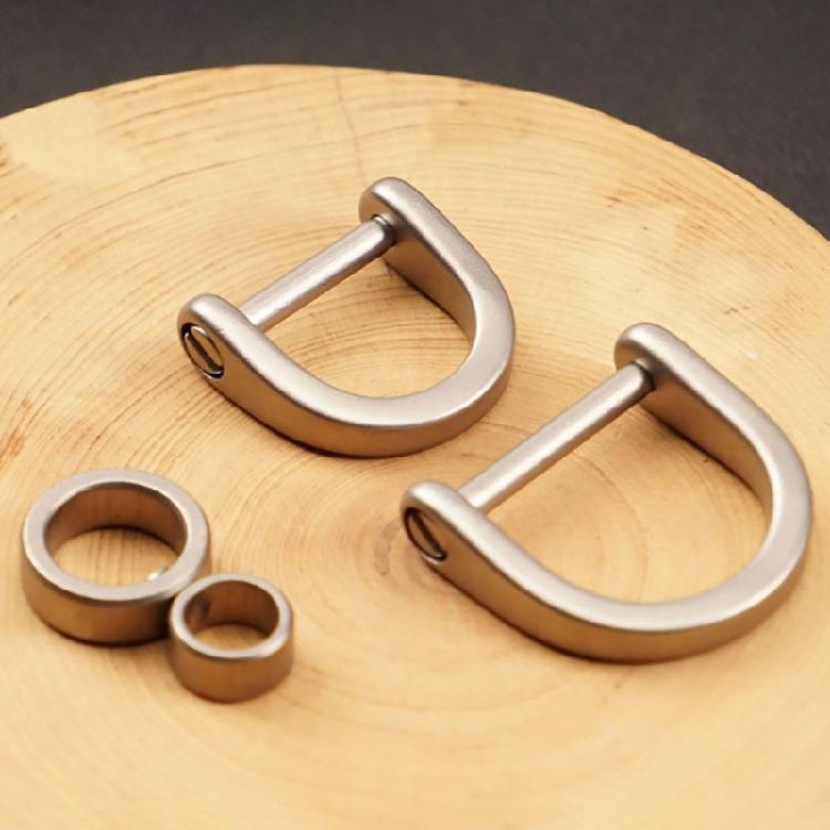 Screw in Shackle Semicircle D Rings DIY Crafts Horseshoe U Shape D Rings Buckle