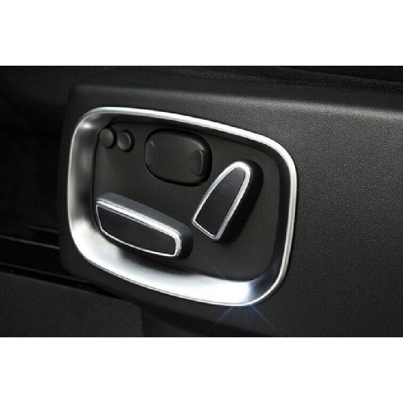 10-13 Fit For Range Rover Sport Cover Trim Silver ABS Seat Adjustment Button