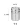 Stainless Steel Seasoning Jar Salt Sugar Shaker with Rotating Cover Condiment Spice Pepper Powder Bottle Container Kitchen Tool