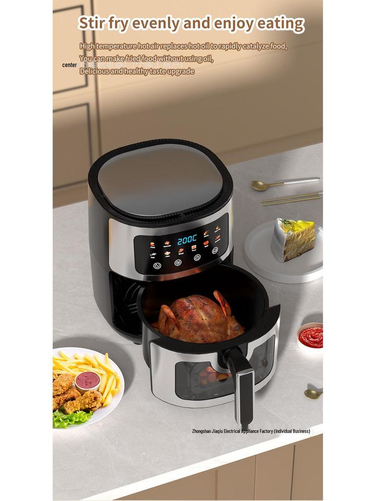 Customized Large Capacity Smart Air Fryer Oven (110V-230V, 60-10L)