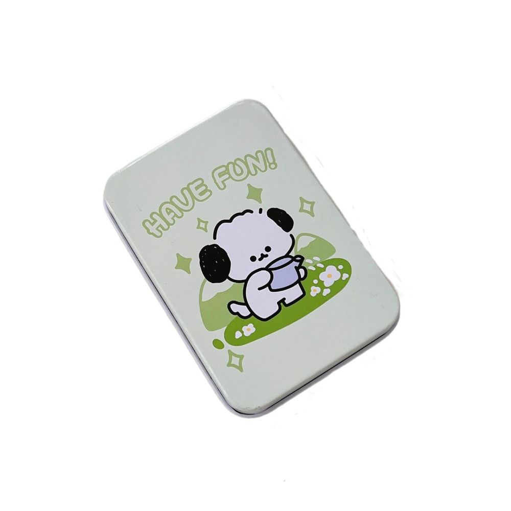 Rectangular Tinplate Box Cartoon Small Box Decoration Cute Storage Box  Jewelry