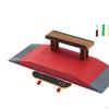 Finger Skateboard Ramp Set Fingerboard Scene Props for Ages 5+ Holiday Gifts Style A
