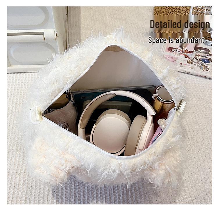 2024 Mori Style Colorful Kitten Large Capacity Fluffy Backpack