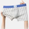 3 Stück Herren Unterwäsche Flache Ecke Hose Übergröße Atmungsaktiv Herren Unterwäsche Boxer Brief