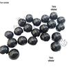 Elegant Black Agate Round Beads for DIY Jewelry and Buddhist Bracelets