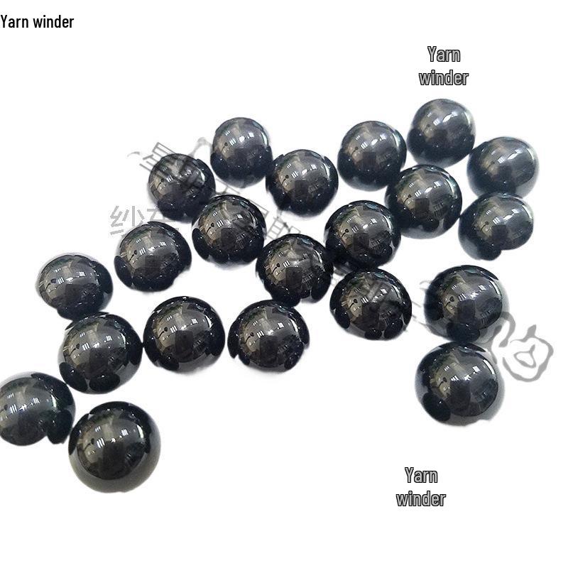 Elegant Black Agate Round Beads for DIY Jewelry and Buddhist Bracelets