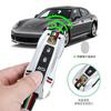 Autosleutelhouder/sleutelbehuizing/accessoire voor Porsche Macan Boxster Cayman Panamera 718 911 986 987 981 971 Taycan Cayenne