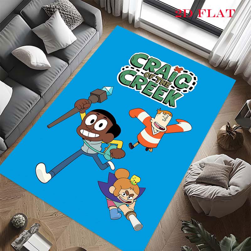 Creek Hideout Carpet Rug for Living Room Bedroom Home Sofa Decoration,Kids play Nonslip Floor Mat