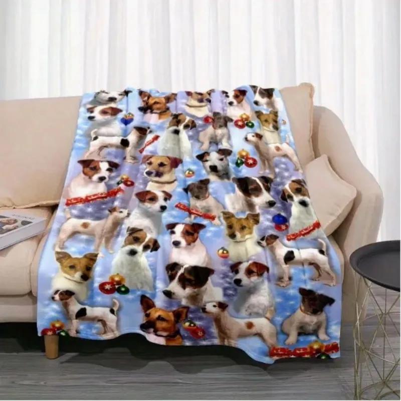 Parsons Russell Terry Dog Cute Dog Pattern Blanket, Pet Blanket, Dog Blanket, Home Decoration, Pet Blanket On the Bed