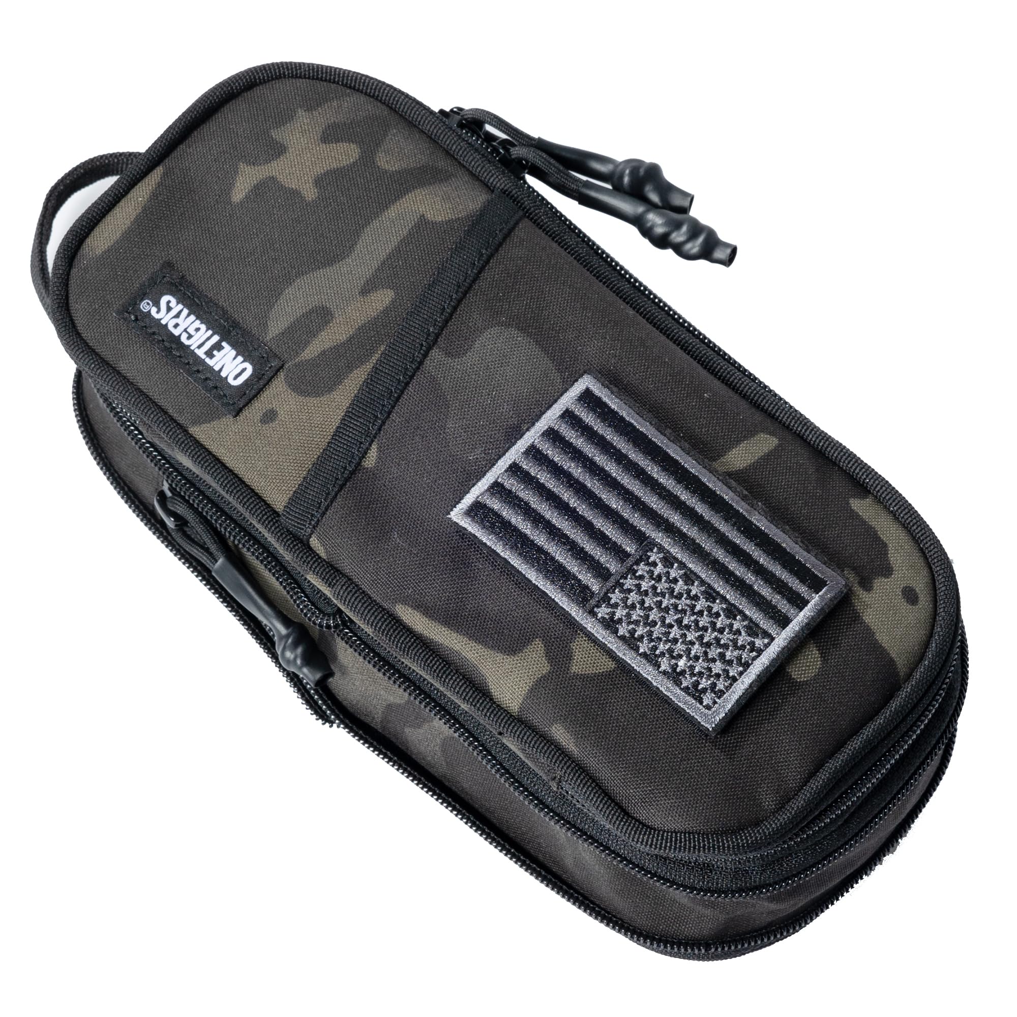 

OneTigris Ручка Большой Карандаш YKK Сделано из 500D Ручка Ручка Прочный Тактический Для Начальной Школы Старшей Школы Колледжа Камуфляж Черный Чехол, Вместимость, Чехол,