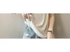 Plus Size 80-210 Jin Women's Wide Strap Sleeveless Vest: Loose Fit, Slimming, Belly Coverage, Casual Base Layer