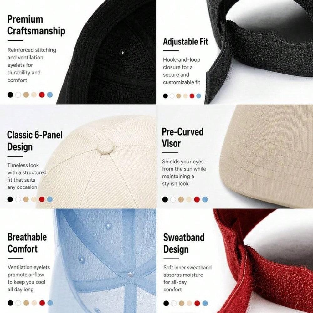 [Inspirational Baseball Cap] Good Things Take Time Print Polyester Adjustable Breathable Casual Outdoor Sports Baseball Hat For Men Women Daily Wear