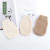 1 Stück Faser-Duschhandschuhe, Peeling-Hautwaschschaum-Handtuch, Massage, Rückendusche, Hanf-Körperreinigungstuch