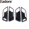 For Ford Kuga Escape     2024 Carbon Fiber Car ide Inner Door Handle Bowl Cover Trim Interior Accessories
