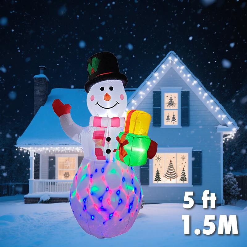 Creative Movable Santa Claus Inflatables Outdoor Hanging Blow Up 2026 Christmas Decoration for Holiday Party Garden New Year