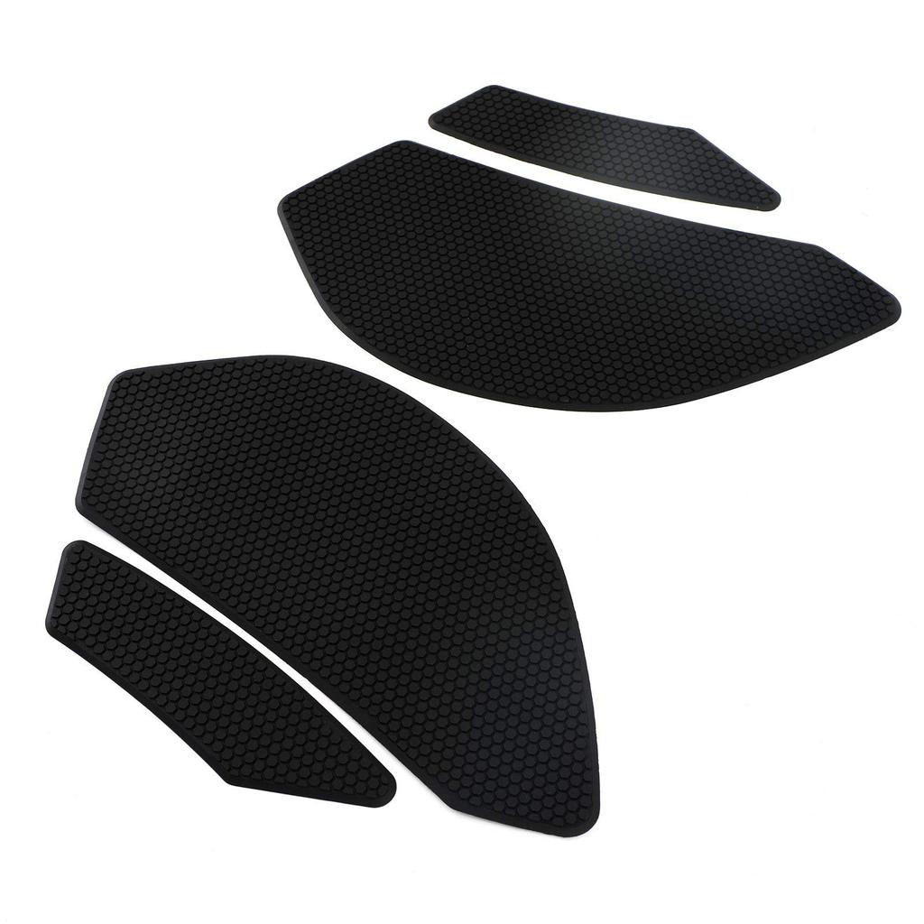 Bruce & Shark 4x Tank Pads, Side Tank Traction Grip Pads for Kawasaki ZX6R Ninja ZX600 ZX636 09-19