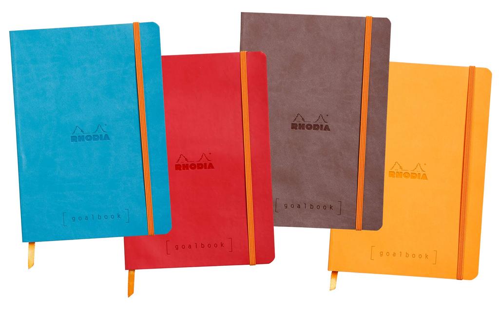 Rhodia Rhodiarama Goal 240 Dotted with Pen Italian Leatherette Ivory PEFC RHODIA Rhodiarama Cf117749 Book, A5, Pages, Grid, Holder, Cover, Paper,