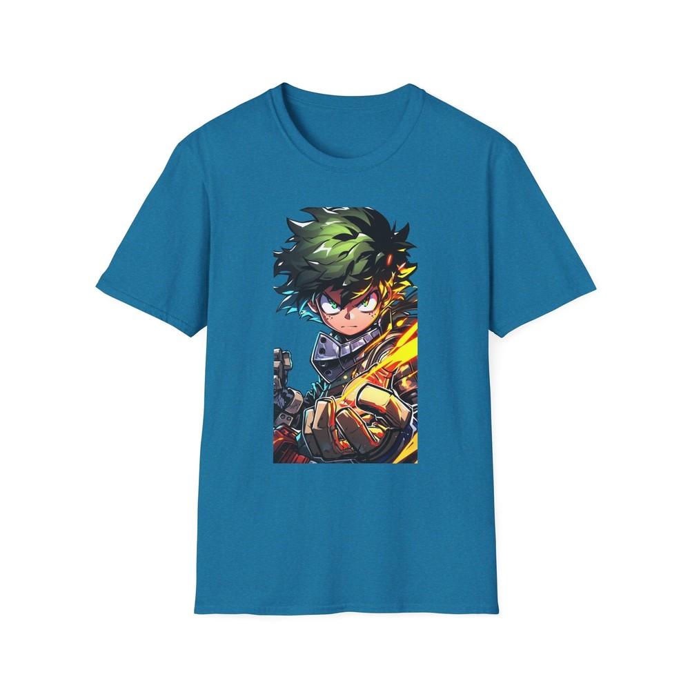 Anime Soft TShirt Izuku Midoriya Unisex Jl Anime Front Printed
