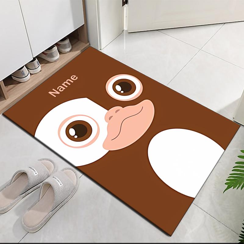 Custom Name Gremlins Printed Carpet, for Office Chair Living Room Bedroom Kitchen Room Decor Gifts.