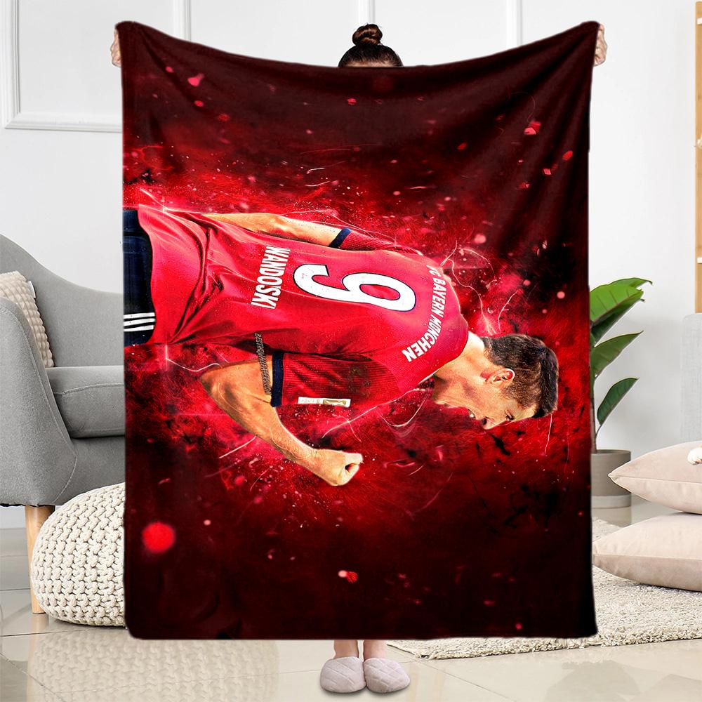 Polish Football Celebration Blanket Durable Comfort Suitable for Sofa Chair Livingroom for All Seasons Warmthful Decor Gift for Travel Home Birthdays
