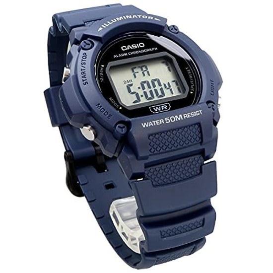 CASIO Standard Digital Wristwatch W-219H-2AV Mens Cheap Chipukashi Navy Blue Overseas Model