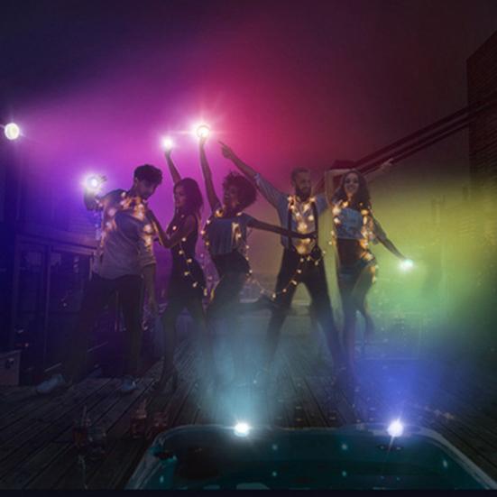 LED Cabinet Lamp RGB Color Dimmable Kitchen Counter Remote Control