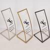 Yishunda Stainless Steel Curved Acrylic 'Caution Wet Floor' Sign