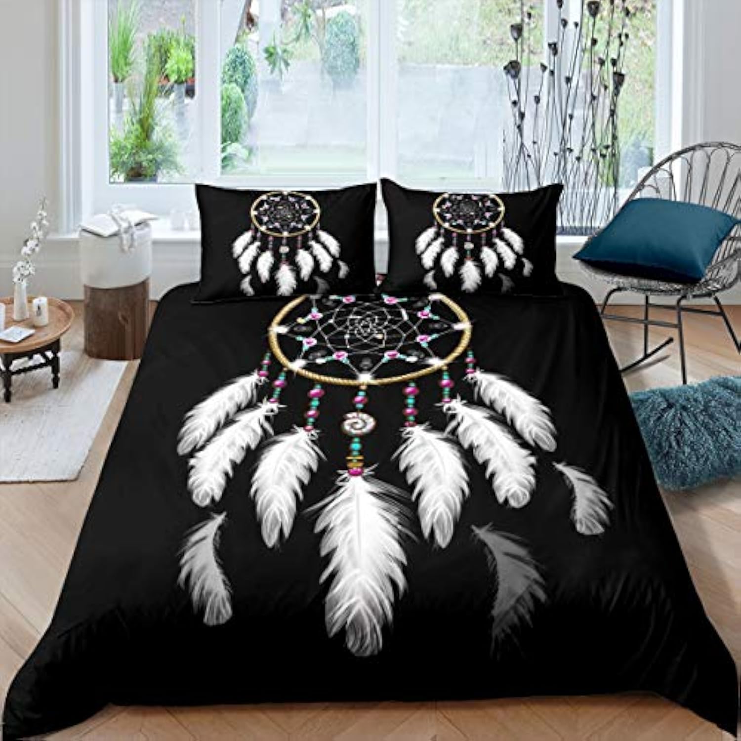 3D Uil Dromenvanger Print Beddengoed Set Voor Kinderen Jongens Meisjes Kinderen Huisdier Dier Thema Dekbedovertrek Ultra Zacht Bruin Decor EU Twin(135x200cm)