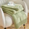 New Knitted Bohemian Sofa Blanket For Air Conditioning Nap Camping Four-Season Universal Soft Warm Blanket High-End Solid Color