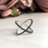 Серебряное кольцо с фианитами (2030102) 2.32 гр. 925 пробы