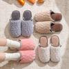 Women's and Men's Plush Non-Slip Cotton Slippers - Indoor Warmth for Spring, Autumn, and Winter