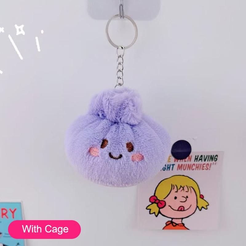 Soft Bun Squishy Plush Toy Keychain for Relaxing Stress Relief and Enjoyment