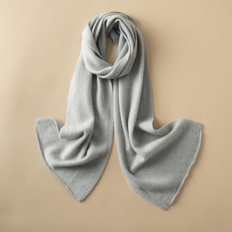 Women's 100% Pure Cashmere Scarf - Autumn/Winter Lightweight Knitted Fashion Accessory